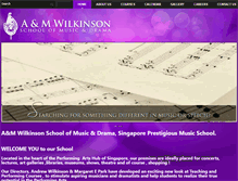 Tablet Screenshot of amwilmusicdrama.com